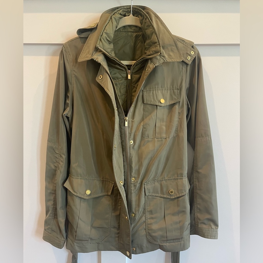 C. Wonder Olive Utility Hooded Jacket Vest